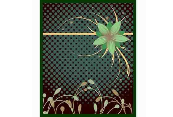 紫红绣花毛毯